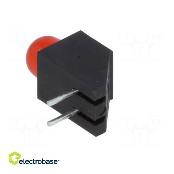 LED | in housing | red | 5mm | No.of diodes: 1 | 20mA | Lens: diffused,red image 4