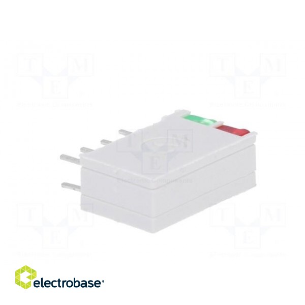 LED | in housing | red/green | 1.8mm | No.of diodes: 4 | 10mA | 38° image 6