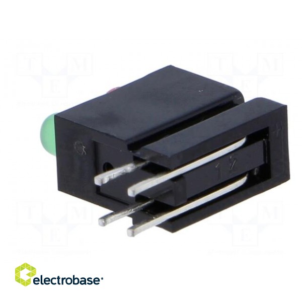 LED | in housing | red,green | 3mm | No.of diodes: 2 | 20mA image 4