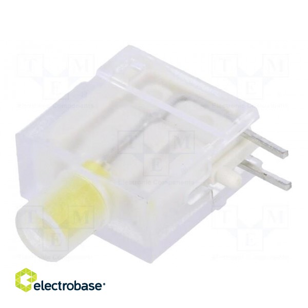 LED | in housing | yellow | 3.9mm | No.of diodes: 1 image 1