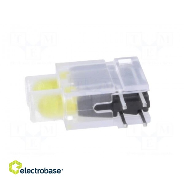 LED | in housing | yellow | 3.9mm | No.of diodes: 2 | 20mA | 40° | 2.1V image 3