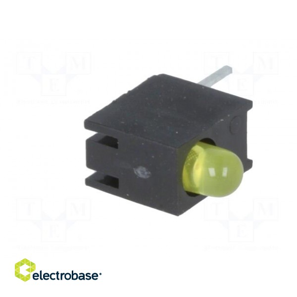LED | in housing | yellow | 3mm | No.of diodes: 1 | 20mA | 40° | 2.1÷2.5V image 2