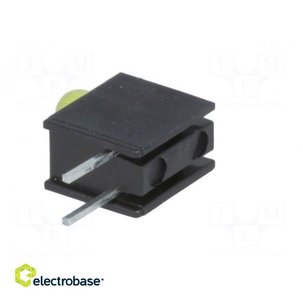 LED | in housing | yellow | 3mm | No.of diodes: 1 | 20mA | 40° | 2.1÷2.5V image 6