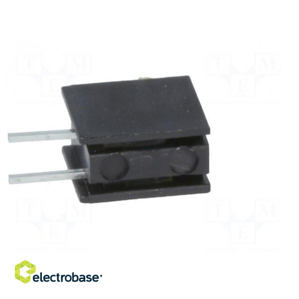 LED | in housing | yellow | 3mm | No.of diodes: 1 | 20mA | 40° | 2.1÷2.5V paveikslėlis 7