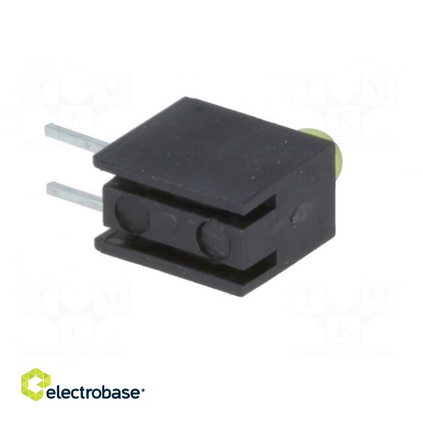 LED | in housing | yellow | 3mm | No.of diodes: 1 | 20mA | 40° | 2.1÷2.5V paveikslėlis 8