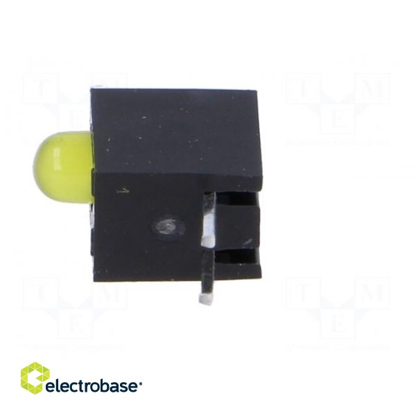 LED | in housing | yellow | 3mm | No.of diodes: 1 | 20mA | 60° | 2.1÷2.5V image 3