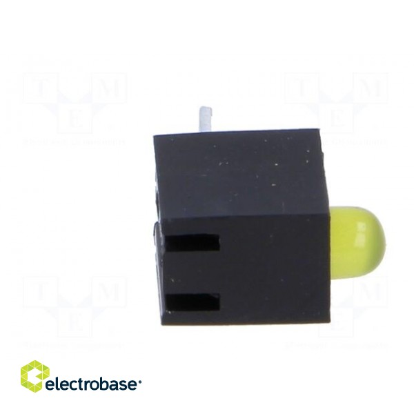 LED | in housing | yellow | 3mm | No.of diodes: 1 | 20mA | 60° | 2.1÷2.5V image 7