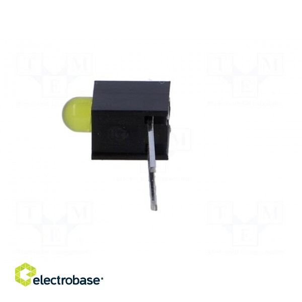 LED | in housing | yellow | 3mm | No.of diodes: 1 | 20mA | 60° | 2.1÷2.5V image 3