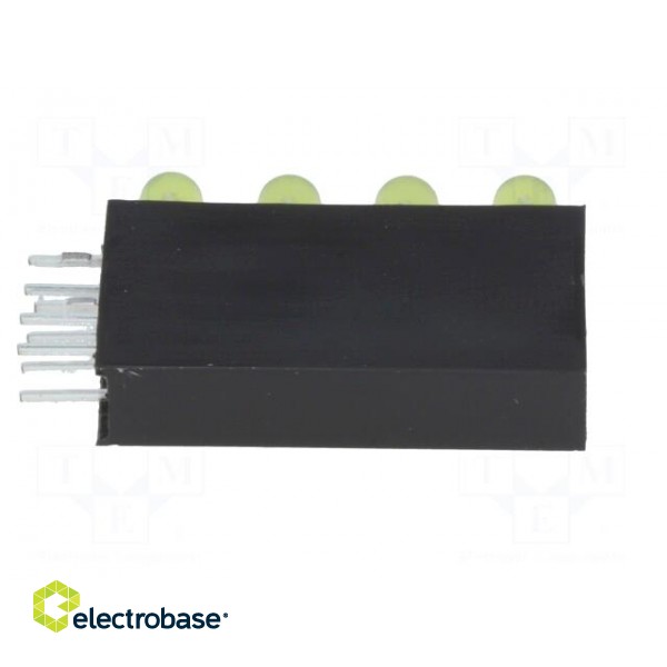 LED | in housing | yellow | 3mm | No.of diodes: 4 | 20mA | 80° | 1.6÷2.6V image 7