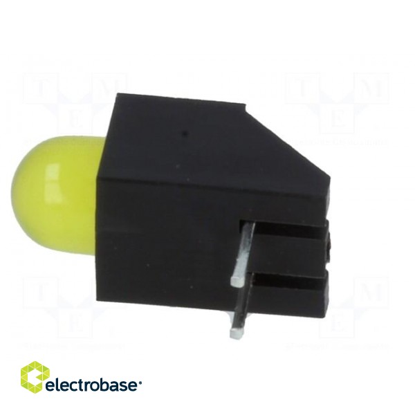 LED | in housing | yellow | 5mm | No.of diodes: 1 | 20mA | 60° | 2.1÷2.5V image 3