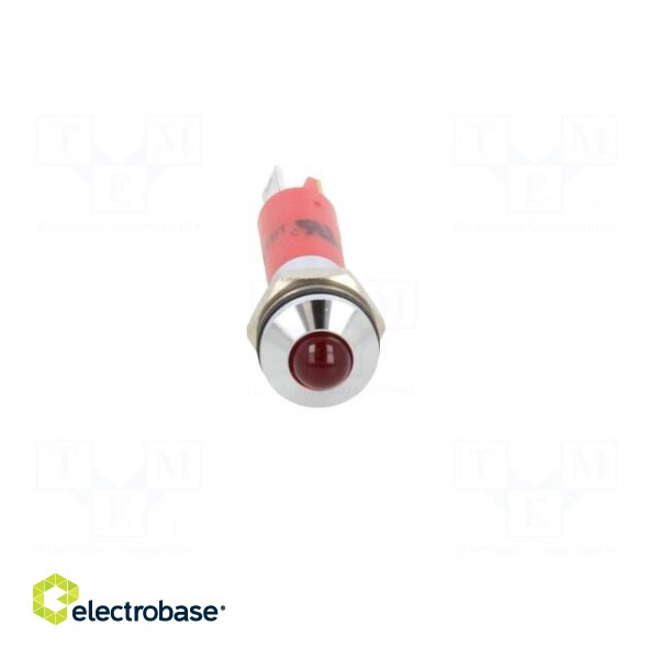 Indicator: LED | prominent | red | 24VDC | Ø8mm | IP67 | metal,plastic image 9