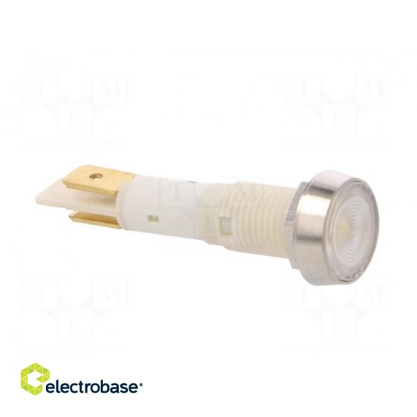 Indicator: LED | flat | 24VDC | 24VAC | Cutout: Ø10mm | plastic фото 8