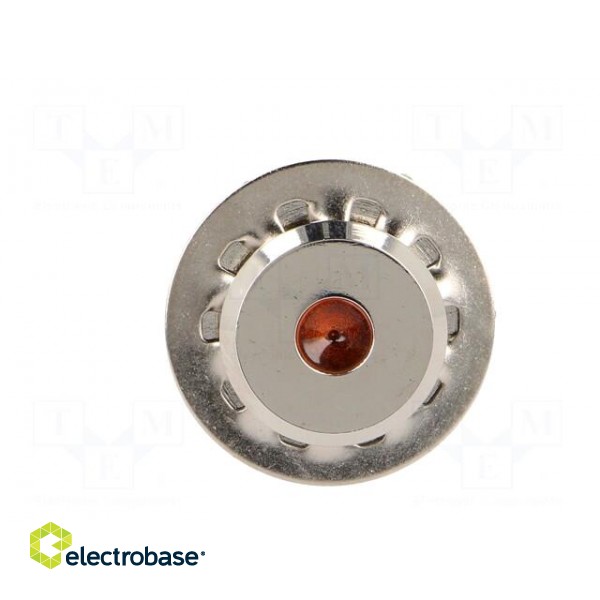 Indicator: LED | flat | orange | 24VDC | Ø12mm | IP67 | for soldering image 9