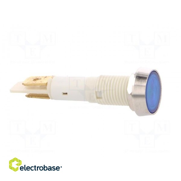 Indicator: LED | flat | 12VDC | 12VAC | Cutout: Ø10mm | plastic image 8