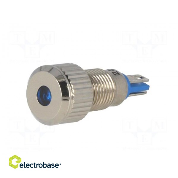 Indicator: LED | flat | 24VDC | Cutout: Ø8mm | IP67 | for soldering image 2