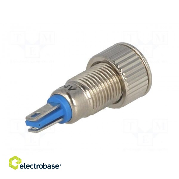 Indicator: LED | flat | 24VDC | Cutout: Ø8mm | IP67 | for soldering image 6