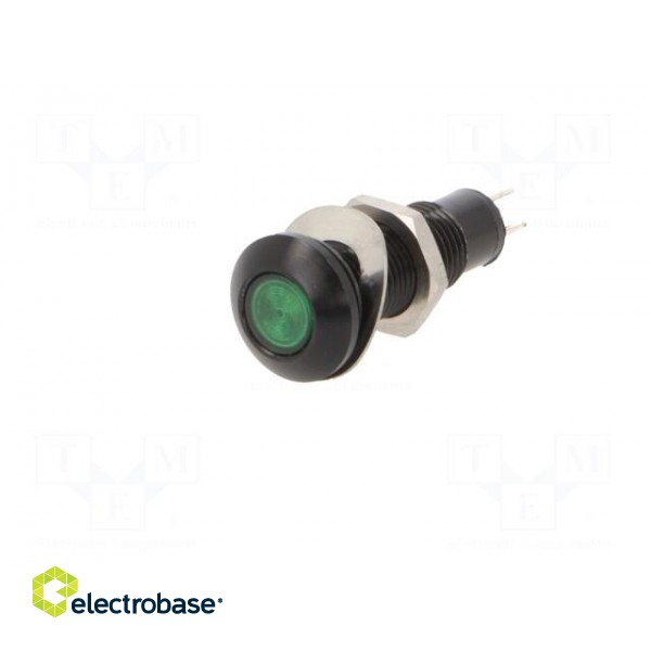 Indicator: LED | flat | green | 12÷28VDC | 12÷28VAC | Ø8.1mm | IP67 image 2