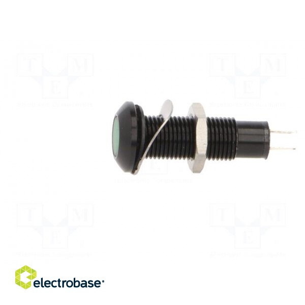 Indicator: LED | flat | green | 12÷28VDC | 12÷28VAC | Ø8.1mm | IP67 image 3