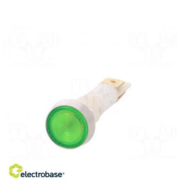 Indicator: LED | flat | 12VDC | 12VAC | Cutout: Ø10mm | plastic image 2