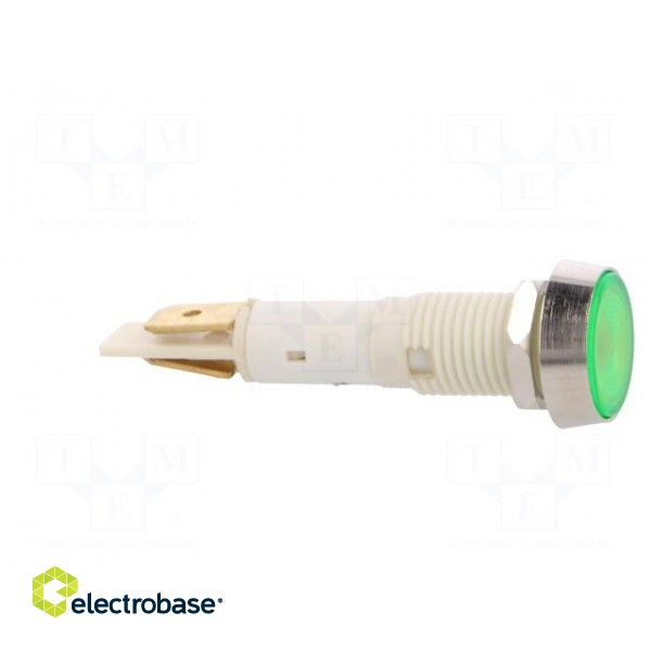 Indicator: LED | flat | 12VDC | 12VAC | Cutout: Ø10mm | plastic image 8