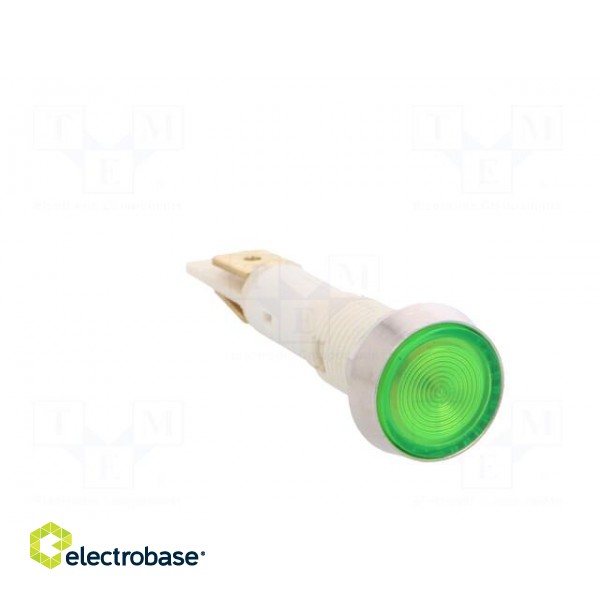 Indicator: LED | flat | 12VDC | 12VAC | Cutout: Ø10mm | plastic фото 9