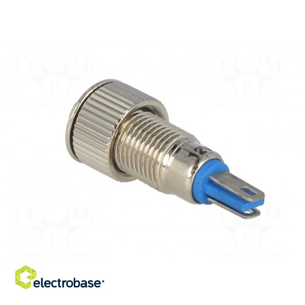 Indicator: LED | flat | 12VDC | Cutout: Ø8mm | IP67 | for soldering image 4