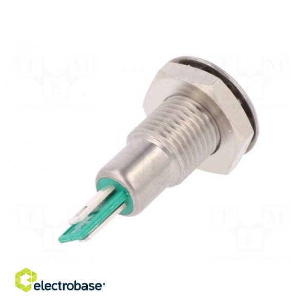 Indicator: LED | flat | 24VDC | Cutout: Ø12.1mm | IP67 | stainless steel фото 6