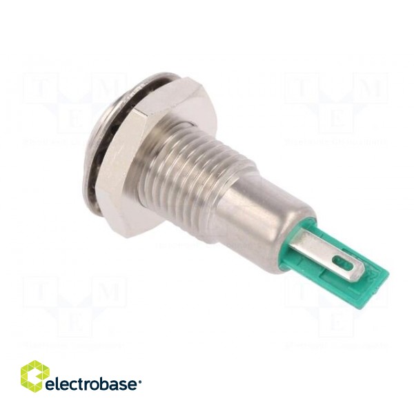 Indicator: LED | flat | 24VDC | Cutout: Ø12.1mm | IP67 | stainless steel image 4