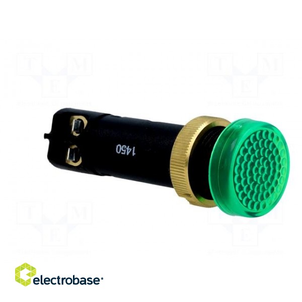 Indicator: LED | flat | green | 24VDC | Ø12mm | IP40 | screw terminals image 8