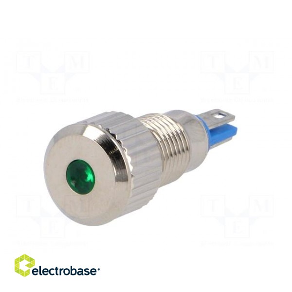 Indicator: LED | flat | 24VDC | Cutout: Ø8mm | IP67 | for soldering фото 2
