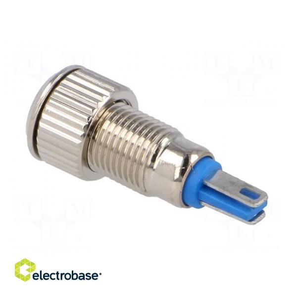 Indicator: LED | flat | 24VDC | Cutout: Ø8mm | IP67 | for soldering image 4