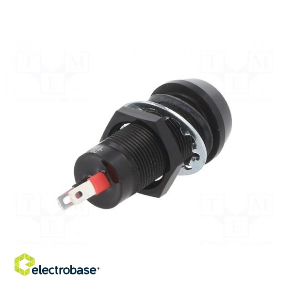 Indicator: LED | flat | green | 5÷6VDC | Ø12.7mm | IP67 | ØLED: 10mm image 6