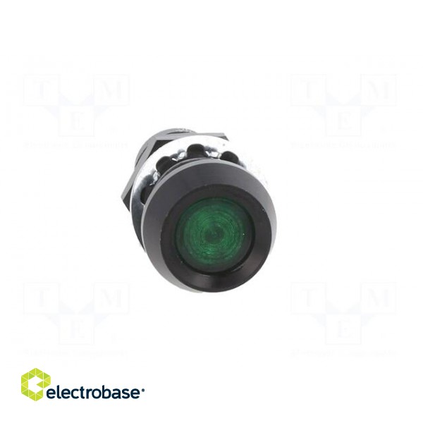 Indicator: LED | flat | green | 5÷6VDC | Ø12.7mm | IP67 | ØLED: 10mm image 9