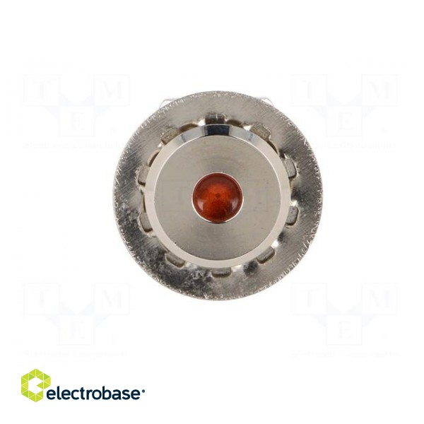 Indicator: LED | flat | 12VDC | Cutout: Ø12mm | IP67 | for soldering фото 9