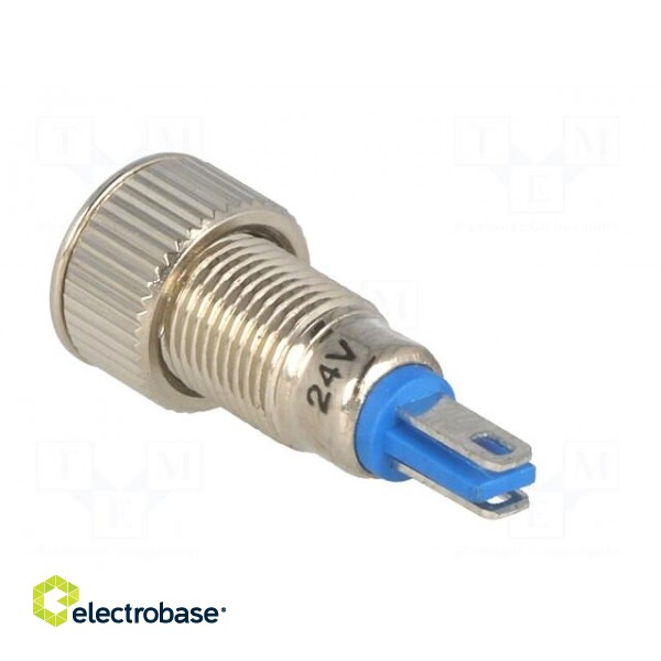 Indicator: LED | flat | 24VDC | Cutout: Ø8mm | IP67 | for soldering image 4