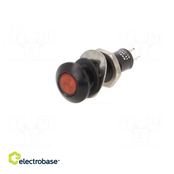 Indicator: LED | flat | red | 12÷28VDC | 12÷28VAC | Ø8.1mm | IP67 image 2