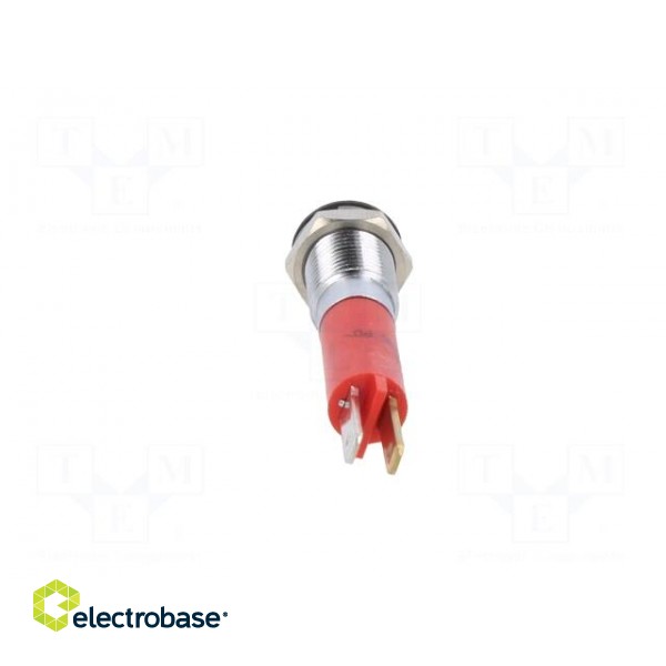 Indicator: LED | superflat | red | 12VDC | Ø8mm | IP40 | metal,plastic фото 5