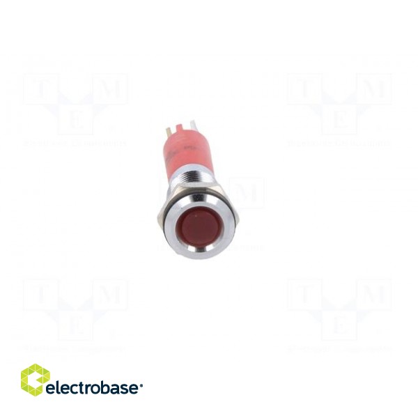 Indicator: LED | superflat | red | 12VDC | Ø8mm | IP40 | metal,plastic фото 9