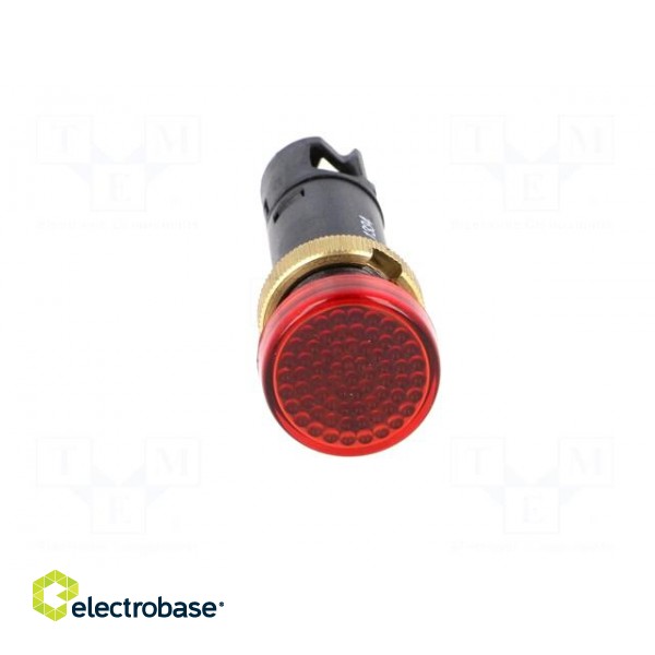 Indicator: LED | flat | red | 24VDC | Ø12mm | IP40 | screw terminals image 9