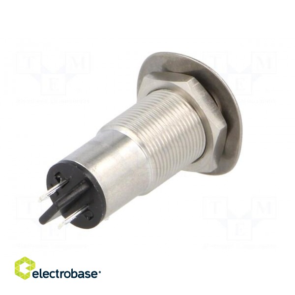 Indicator: LED | flat | 24VDC | Cutout: Ø13mm | IP67 | stainless steel image 6