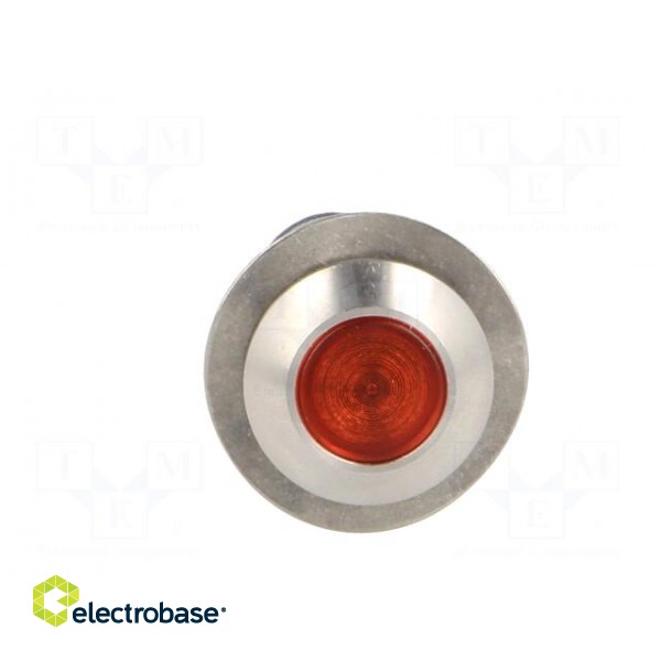 Indicator: LED | flat | 24VDC | Cutout: Ø13mm | IP67 | stainless steel image 9