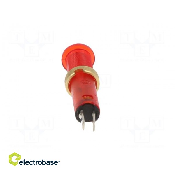 Indicator: LED | flat | 24VDC | Cutout: Ø8mm | IP40 | plastic image 5