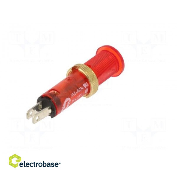 Indicator: LED | flat | 24VDC | Cutout: Ø8mm | IP40 | plastic image 6