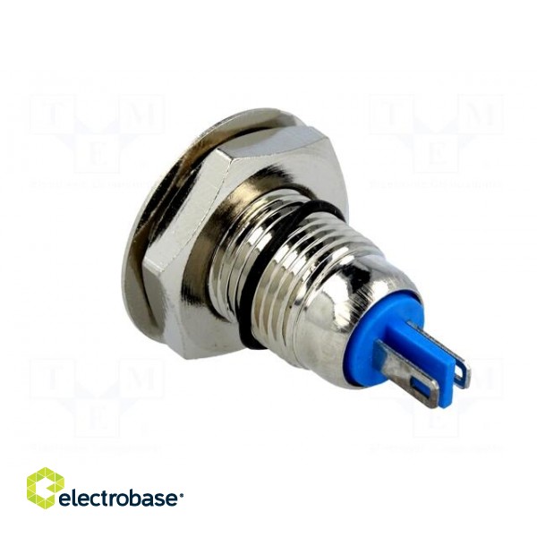 Indicator: LED | flat | 24VDC | Cutout: Ø12mm | IP67 | for soldering image 4