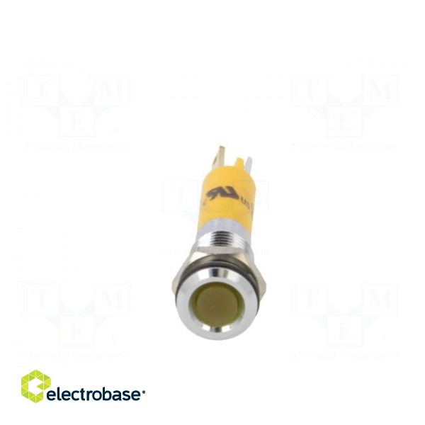 Indicator: LED | superflat | yellow | 12VDC | Ø8mm | IP40 | metal,plastic фото 9