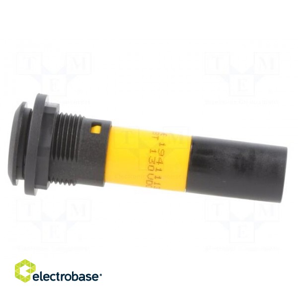 Indicator: LED | flat | yellow | 130VDC | Ø16mm фото 3