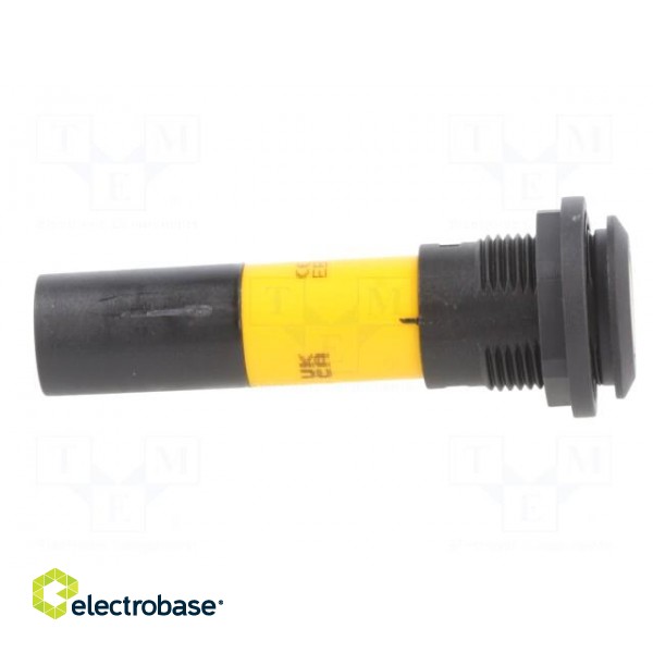 Indicator: LED | flat | yellow | 130VDC | Ø16mm фото 7