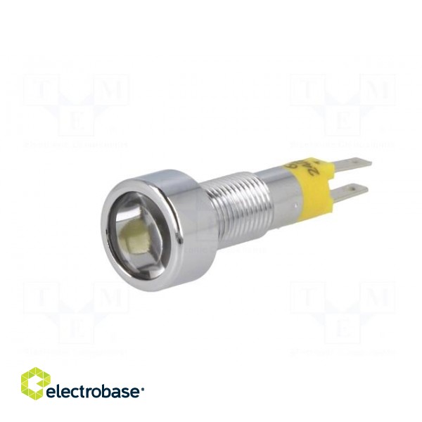 Indicator: LED | flat | 24÷28VDC | 24÷28VAC | Cutout: Ø8.2mm | IP67 фото 2