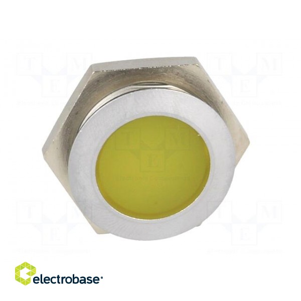 Indicator: LED | flat | 24÷28VDC | Cutout: Ø22mm | IP67 | metal image 9