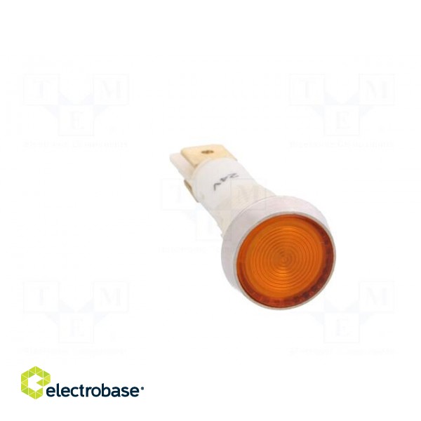 Indicator: LED | flat | 24VDC | 24VAC | Cutout: Ø10mm | plastic image 9